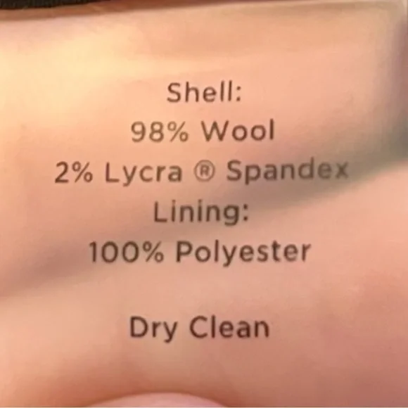 Talbots Signature Flare Wool Window Pane Plaid Wide Leg Trousers - Picture 14 of 14